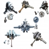 Gear for rear axle 