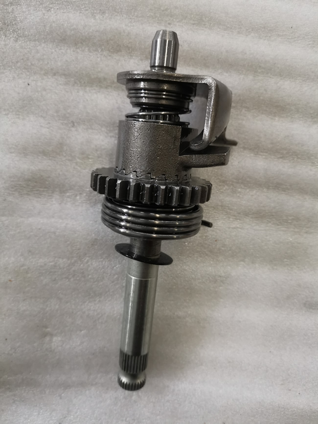 Engine kick start shaft